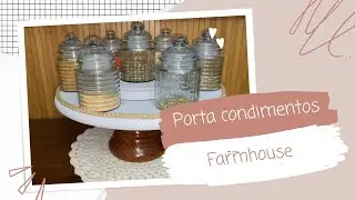 DIY como transformei peças que encontrei no lixo aqui em Portugal em porta condimentos !