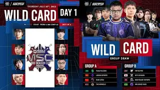 Schedule Wildcard MSC x EWC 2025