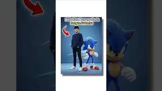 Bikin Foto Bersama Sonic Dengan Ai Gemini #shorts