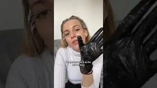 How to Bleach your Hairline at home with a Comb. #howtobleachyourhair #bleachinghairathome #diyhair