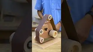 AWESOME Homemade Belt Sander with Water Pump System #sawblade #woodworkingtools #woodwork