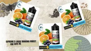 Supreme E-Liquid 10000MG Orange | UK&rsquo;s Best CBD Vape Oil in Pakistan 03390001039