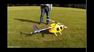 Hughes 500E, Breitling, 8 Min.Flugzeit mit 6s Lipo,4Ah