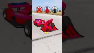 FORMULA CAR CHALLENGE RAINBOW Doll Soldiers Squid Game in GTA 5 #gta5