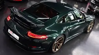 BRITISH RACING GREEN // PORSCHE 911 GT3 // CLUBSPORT PACKAGE // CARBON / ALCANTARA