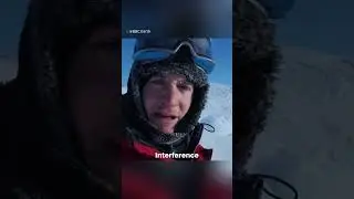 Trapped Penguins In Antarctica 🥺 #shorts