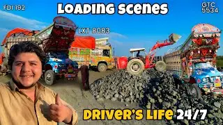 Raat ko Loading krna Pri 🚛| LXT 8084,FDI 192 or GCT 5533 sangat 🔥| 24/7 Driver’s Life 