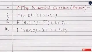 K-Map Numerical Questions Made Easy ✅ | ByteVetra