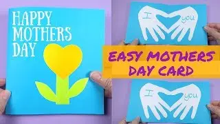 Easy Mothers Day Card | Mothers Day Ideas for Kids