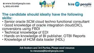 Oracle Cloud Jobs | Order Management Cloud Jobs |  Everett, WA | Job ID: 36708 |