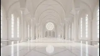 In calm hall of light