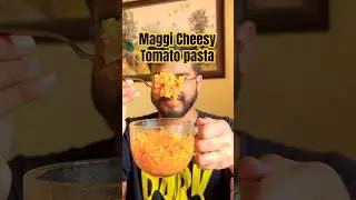 🍝 Cheesy Tomato Pasta with Maggi Twist! 🌟 | Easy & Yummy Recipe 😍