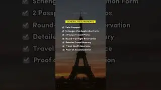 Schengen Visa requirements 2023