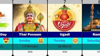 All government holidays in 2026. Deepavali fall on Sunday😤 #viral video 