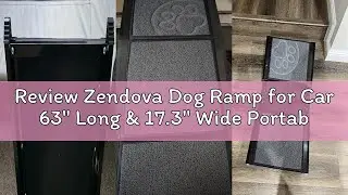 Review Zendova Dog Ramp for Car 63