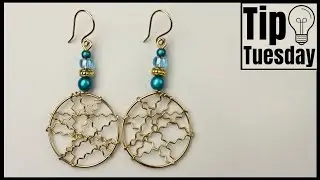 NEW GADGET // Crinkle Wire Earrings // Tip Tuesday Tutorial
