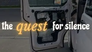 Does Sound Deadening actually do anything? - MTB Van Build e.p22