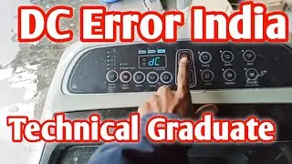 Samsung DC Error Code Fix // Washing Machine Top Loading DC Error Fix