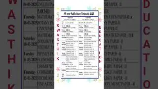 #AP#INTER#Exam#dates#2025#