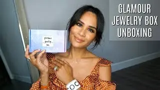 GLAMOUR JEWELRY BOX UNBOXING - AFFORDABLE JEWELRY SUBSCRIPTION