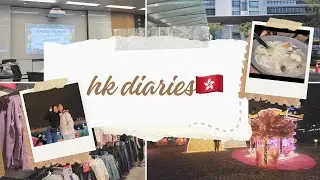 hk diaries🇭🇰 workshop, gift hunting, work, north point trip, window shopping & etc