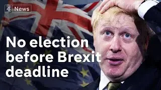 Boris&nbsp;Johnson rules out election before Brexit deadline