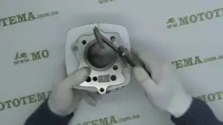Цилиндр QINGQI Bird/Burn 125 мотор 157FMI 125сс с нижним распредвалом