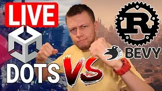 LudumDare 53 Sunday Check-in: Unity DOTS vs. Rust BEVY - Showdown with @logicprojects