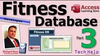 Microsoft Access Fitness Database Part 3: Food Group Table, Combo Box, Continuous Form, Query Alias
