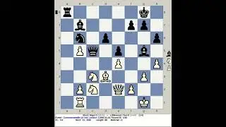 Short, Nigel D vs Littlewood, Paul E | Commonwealth Chess 3rd 1985, London England
