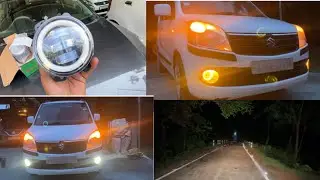আজি গাড়ীত LED fog Lamp লগোৱা দেখাম 💚#tutuvlog #carfoglamp