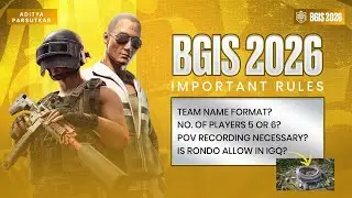 BGIS 2026 Rules | Maps, POV Recording, Name Format & In-Game Qualifiers Guide