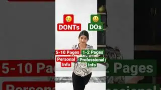RESUME MISTAKES | #shorts #job #resumetips #australia #jobsearch #career #success #cv #interview