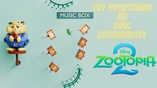 Zootopia Disney Try Everything Shakira on Cool Instruments
