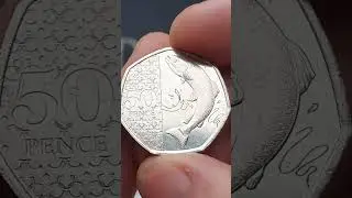 RAREST UK 50 PENCE COIN ATLANTIC SALMON