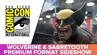 SDCC 2015: Wolverine e Sabretooth Premium Format Sideshow Statue