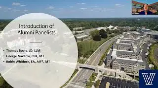 Villanova Graduate Tax Program Webinar: Student/Alumni Panel Discussion with the Faculty Director