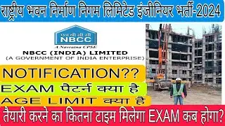 NBCC JE VACANCY-2024/ NBCC JE EXAM SYLLABUS/NBCC JE AGE LIMIT/ NBCC JE NOTIFICATION/NBCC JE  JOBS