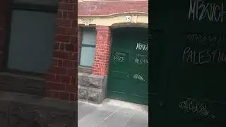 Old style shops on Flinders St Melbourne