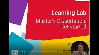 Masters Dissertation Get started