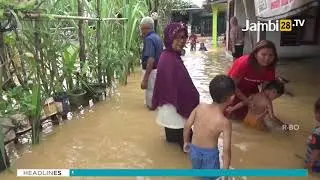 Ratusan Rumah Warga di Kota Jambi Terendam Banjir