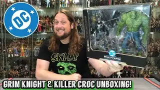 Grim Knight & Killer Croc DC McFarlane Unboxing & Review!