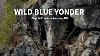 A Rumney hidden gem: WILD BLUE YONDER (5.12c/d)