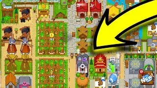 🍌CREATING MY OWN MONKEY VILLAGE! 🐵 - Bloons Monkey City! 🎈 (Bloons Tower Defence)