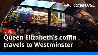Queen Elizabeth's coffin travels from Buckingham Palace to Westminster
