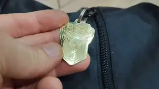DIY CNC - Brass Engraving - Keychain Ovechkin