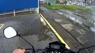 demonstra&ccedil;&atilde;o de pista - exame prova teste de moto Joinville