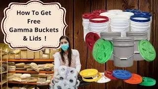 How To Get Free Buckets and Gamma Lids!  👍Its Easy!     #gammalids #gammabuckets #prepper