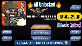 Mini Militia Hack Mod V4.2.8 Mega Mod Download Link In Description 👇