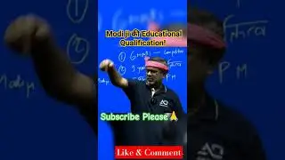 What is PM Modi's educational qualification👨&zwj;🎓||Avadh Ojha sir #ojhasir #viral #shorts #avadhojhasir